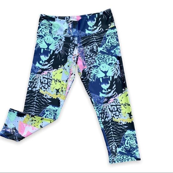 ONZIE Jungle Fever Crop Leggings Size S/M - Picture 3 of 10